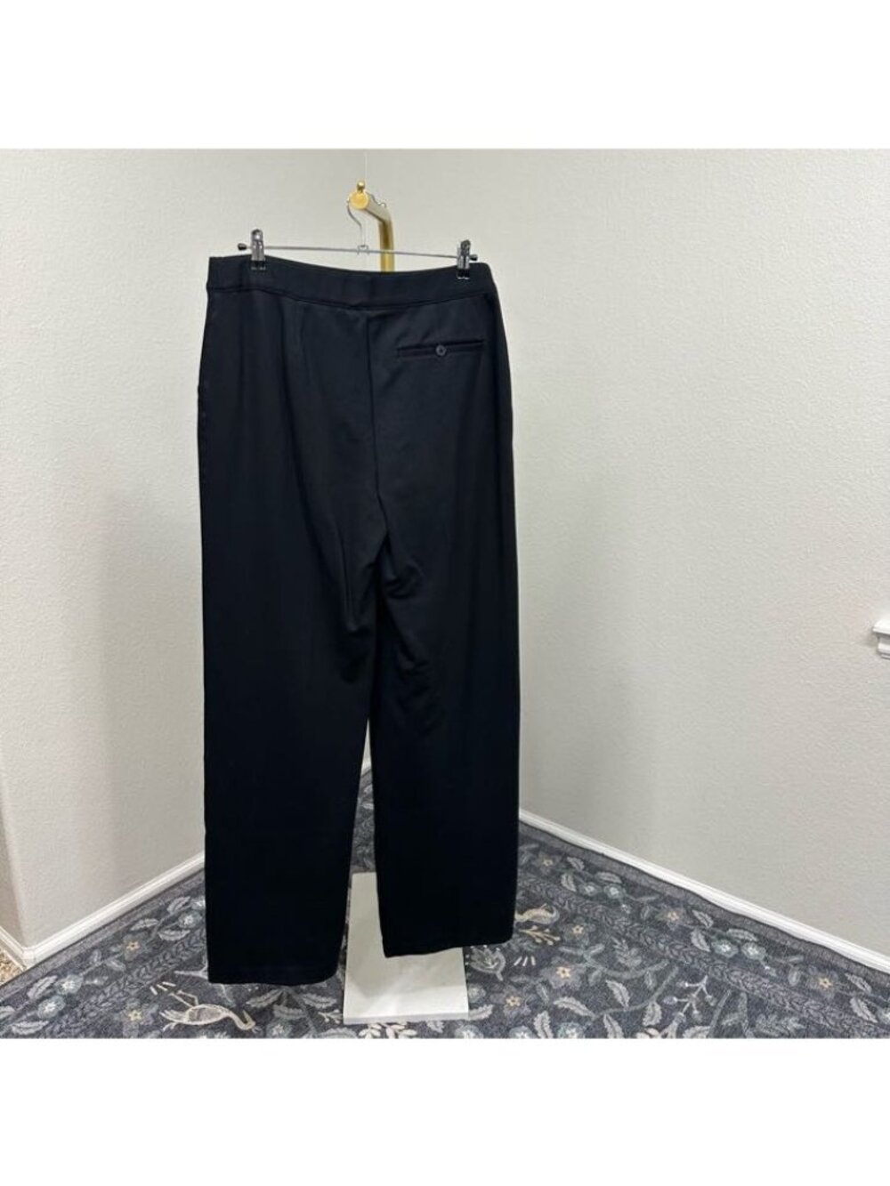 Spanx The Perfect Pants Ponte Classic Black Wide Leg Trousers Womens Size XL NEW - Picture 3 of 7